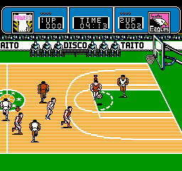 Taito Basketball (Japan) In game screenshot